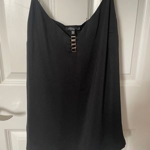 Dynamite Black Cami w/ Gold Hardware Size L NWT
